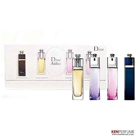 Set nước hoa dior addict la collection 4 chai mini